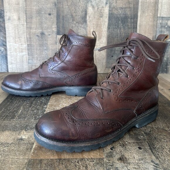 Frye Earl 3484138 Wingtip Ankle Lace Up Boots Mens 11.5 D main image 10